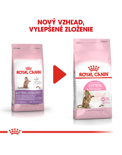 ROYAL CANIN Kitten Sterilised 2kg granule pre kastrované mačiatka