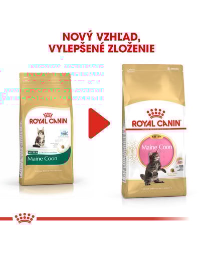 ROYAL CANIN Maine Coon Kitten 400g granule pre mainské mývalie mačiatka