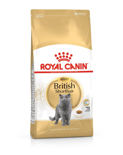 ROYAL CANIN British Shorthair Adult 2kg granule pre britské krátkosrsté mačky
