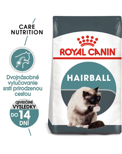 ROYAL CANIN Hairball Care 400g granule pre mačky pre správne vylučovanie