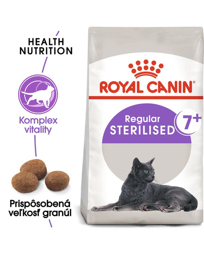 ROYAL CANIN Sterilised 7+ granule 400g pre starnúce kastrované mačky
