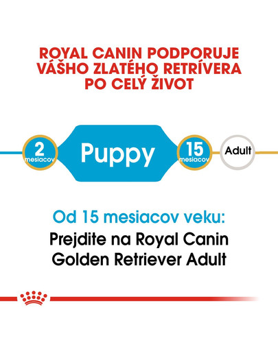 ROYAL CANIN Golden Retriever Puppy 3 kg granule pre šteňa zlatého retrievera
