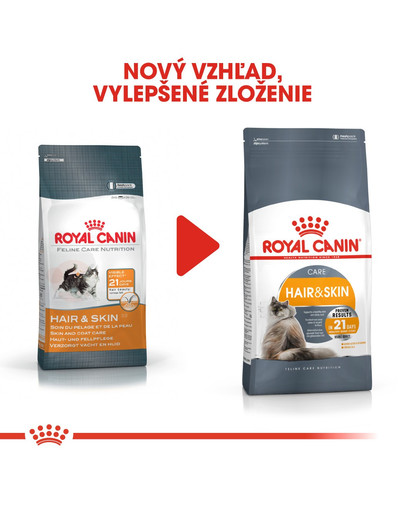 ROYAL CANIN Hair And Skin Care 400g granule pre mačky pre zdravú kožu a srsť