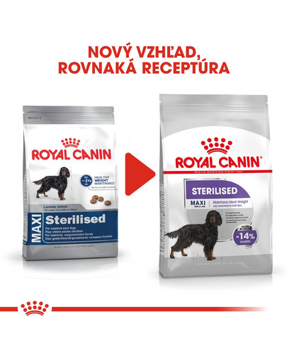 ROYAL CANIN Maxi Sterilised 12 kg granule pro kastrované psy
