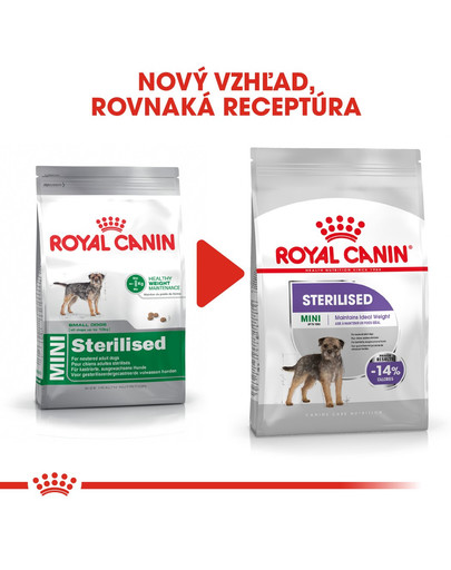 ROYAL CANIN Mini Sterilised 2kg granule pre kastrované malé psy
