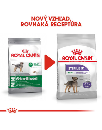 ROYAL CANIN Mini Sterilised 8kg granule pre kastrované malé psy