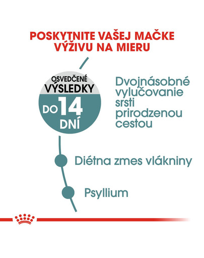 ROYAL CANIN Hairball Care 400g granule pre mačky pre správne vylučovanie
