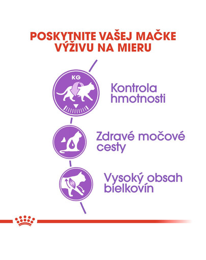ROYAL CANIN Sterilised 10kg granule pre dospelé kastrované mačky