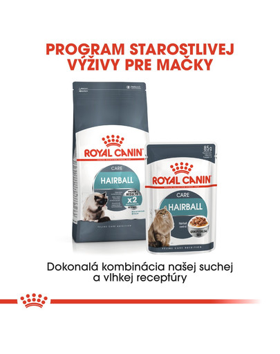 ROYAL CANIN Hairball Care 400g granule pre mačky pre správne vylučovanie
