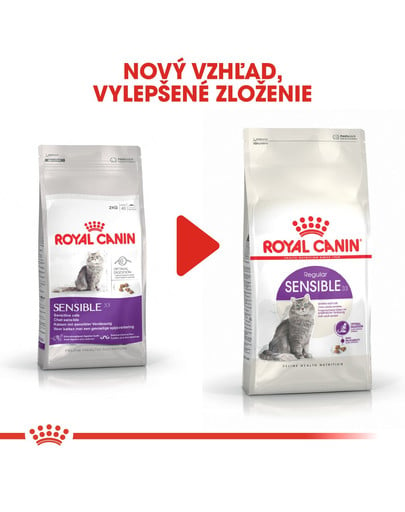 ROYAL CANIN Sensible 4kg granule pre mačky s citlivým trávením
