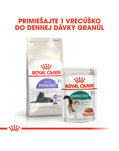 ROYAL CANIN Sterilised 7+ granule 3,5kg pre starnúce kastrované mačky