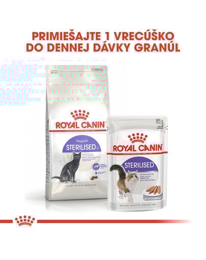 ROYAL CANIN Sterilised 2kg granule pre dospelé kastrované mačky