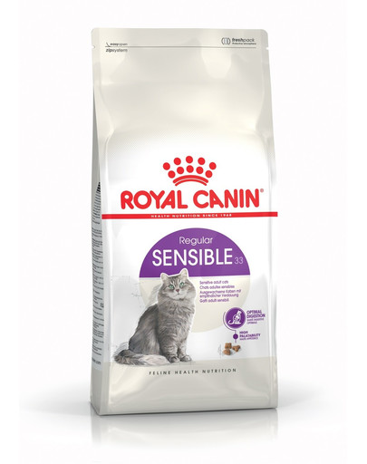 ROYAL CANIN Sensible 10kg + 2kg ZADARMO granule pre mačky s citlivým trávením