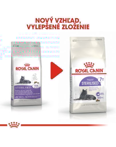 ROYAL CANIN Sterilised 7+ granule 1,5kg pre starnúce kastrované mačky