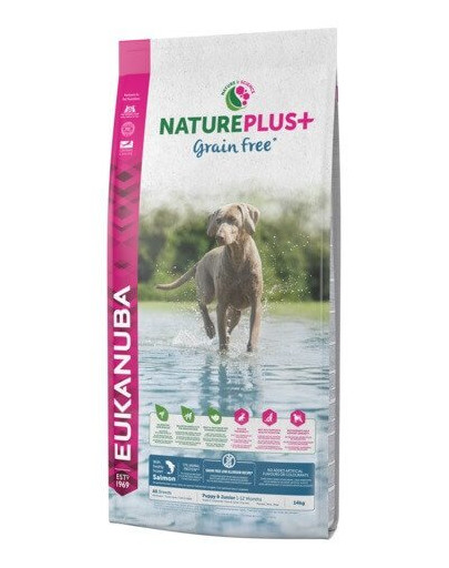EUKANUBA Nature Plus + Puppy Grain Free Salmon 10 kg