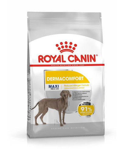 Maxi Dermacomfort 12 kg granule pre veľké psy s problémami s kožou a srsťou