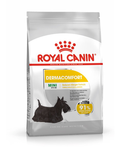 ROYAL CANIN Mini Dermacomfort 10kg granule pre malé psy s problémami s kožou a srsťou