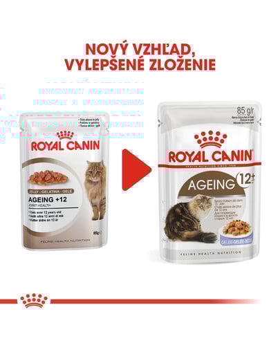 ROYAL CANIN Ageing +12 Jelly 12x85g kapsička pre staré mačky v želé