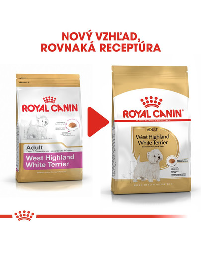 ROYAL CANIN Westie Adult 1,5 kg granule pre dospelého westhinghlandského bieleho teriéra