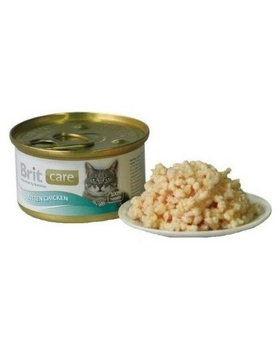 BRIT Care Cat Konzerva pre mačiatka Chicken 80g