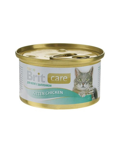 BRIT Care Cat Konzerva pre mačiatka Chicken 80g