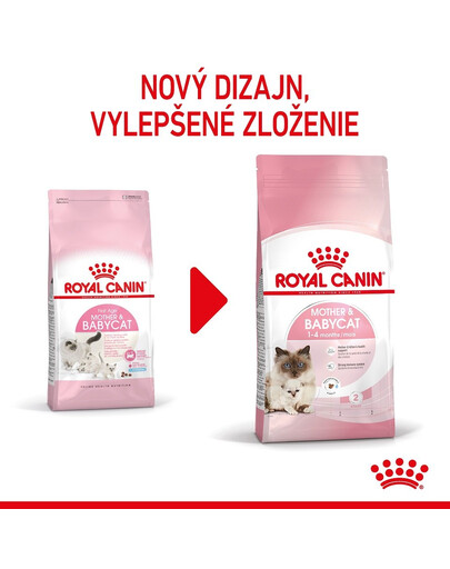 ROYAL CANIN Mother&Babycat granule pre gravidné alebo dojčiace mačky a mačiatka od 1 do 4 mesiacov 4 kg