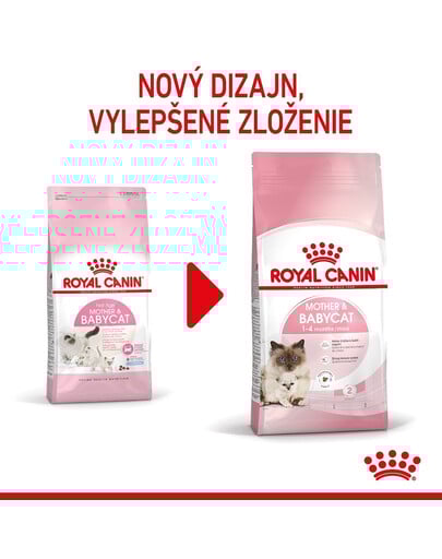 ROYAL CANIN Mother&Babycat granule pre gravidné alebo dojčiace mačky a mačiatka od 1 do 4 mesiacov 400 g