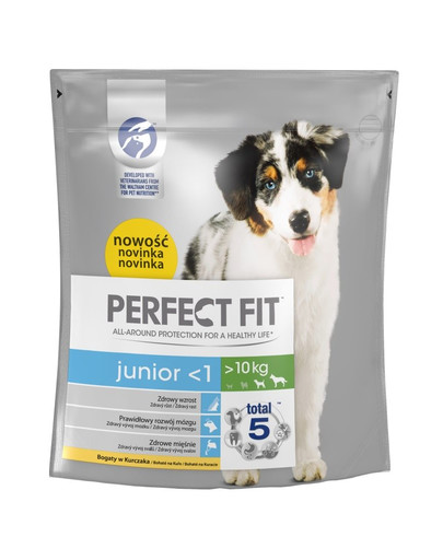 PERFECT FIT Junior (<1 rok) pre stredné a veľké rasy - Bohaté na kuracie mäso 1.4 kg