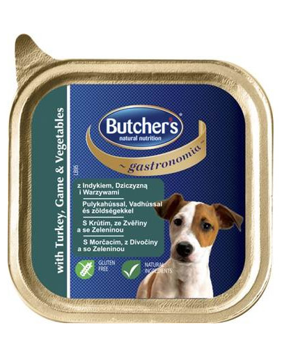 BUTCHER'S Gastronomia paštéta s moriakom, zverinou a zeleninou 150 g