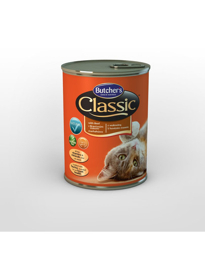 BUTCHER'S Classic s kúskami hovädzieho mäsa v želé 400 g