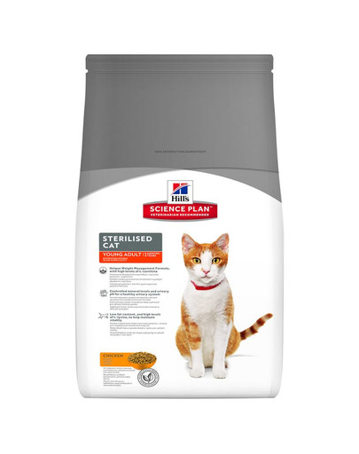 HILL'S Science Plan Feline Young Adult Sterilised Cat Chicken 3,5 kg