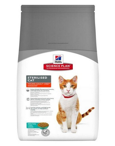 HILL'S Science Plan Feline Young Adult Sterilised Cat Tuna 3,5 kg