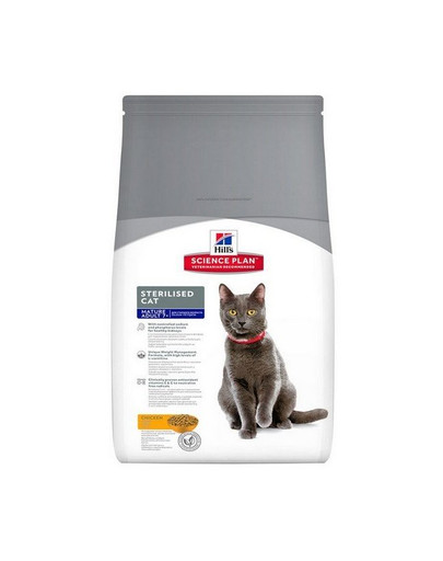HILL'S Science Plan Feline Mature Adult Sterilised Cat Chicken 3,5 kg