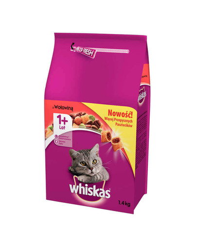 WHISKAS Adult hovädzie 1.4kg