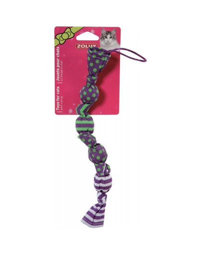 ZOLUX Hračka "Candy Snake" s catnipom a zvončekom