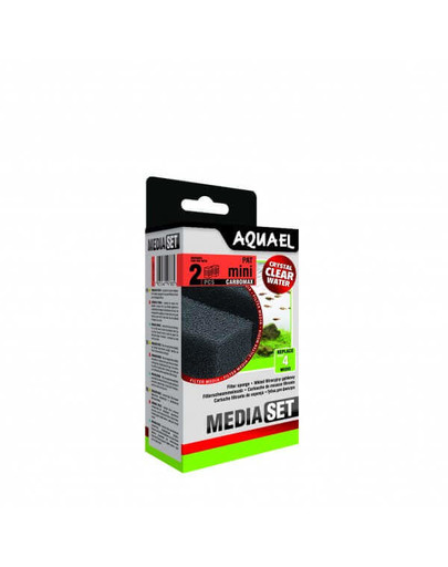 AQUAEL Filtračná vata Pat Mini Carbomax (2ks)