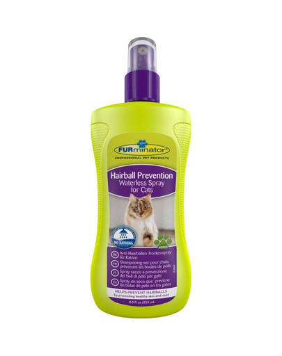 FURminator Suchy šampón pre mačky proti vypadávaniu srsti  250 ml