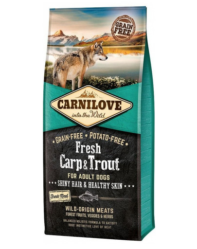CARNILOVE Fresh Carp & Trout for Adult 12 kg