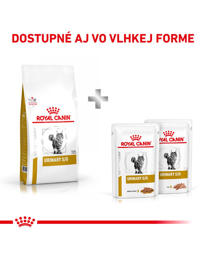 ROYAL CANIN Veterinary Diet Cat Urinary S/O 7 kg granule pre mačky trpiace ochorením močových ciest