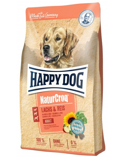 HAPPY DOG NaturCroq Lachs & Reis 12 kg