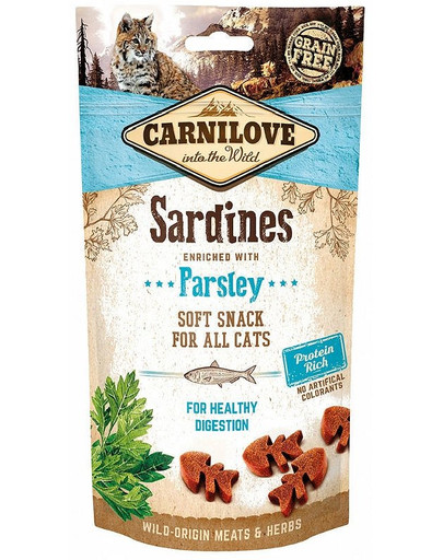CARNILOVE Cat Semi Moist Snack Sardine&Parsley 50g