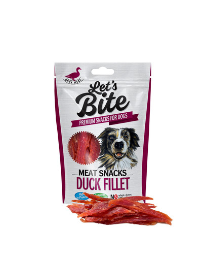 BRIT Let's Bite meat snacks duck fillet 80 g