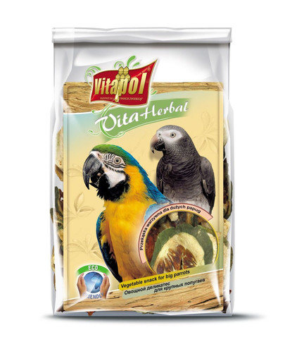 VITAPOL Soft Bits zeleninové pre veľké papagáje 50 g