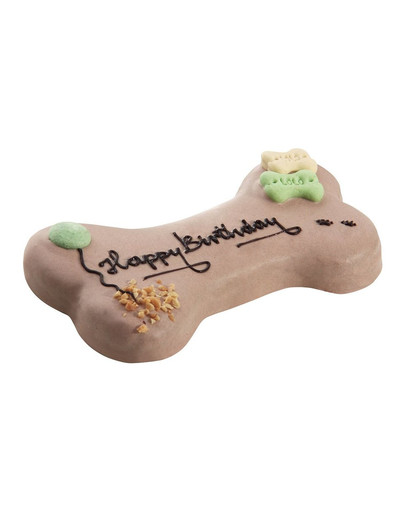 "LoloPets kosť orechovo-čokoládová Happy Birthday 250 g