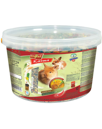 VITAPOL Pokrm pre králika -vedro 2kg