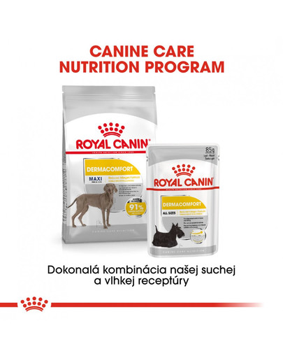 ROYAL CANIN Maxi dermacomfort 3 kg granule pre veľké psy s problémami s kožou