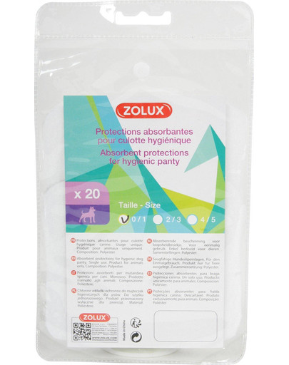 ZOLUX Hygienické podložky S2-S3