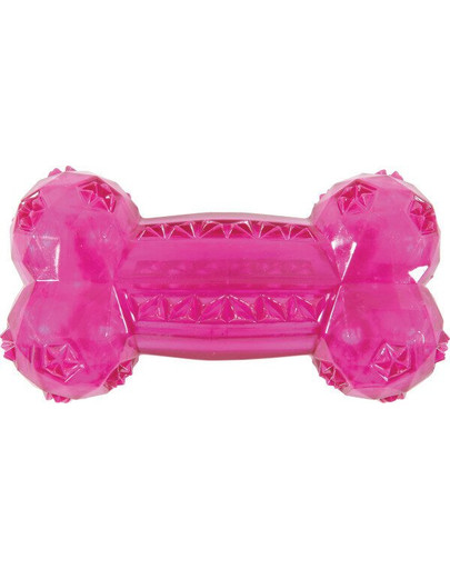 ZOLUX Hračka TPR Pop Bone 12 cm ružová