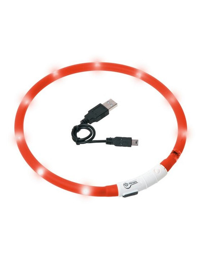 KARLIE LED obojok červený 70 cm