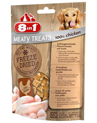8IN1 Freeze Dried Chicken 50g - lyofilizované kuracie mäso